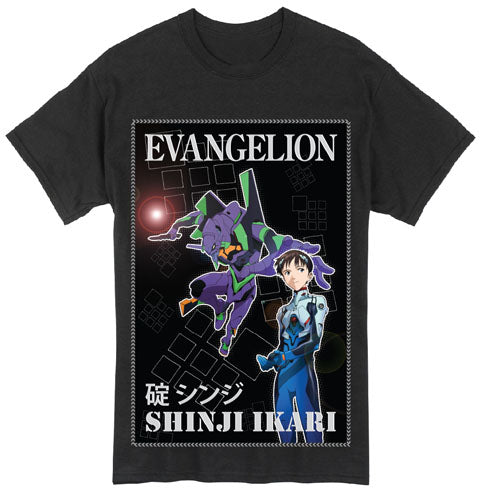 EVANGELION NEW MOVIE - SHINJI IKARI MEN T-SHIRT