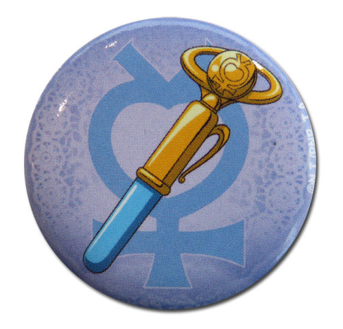 SAILOR MOON- MERCURY PEN BUTTON 1.25"