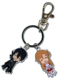 Thumbnail for SWORD ART ONLINE KIRITO & ASUNA METAL KEYCHAIN