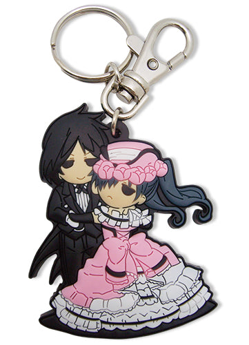 BLACK BUTLER - SEBASTIAN & CIEL DANCE PVC KEYCHAIN