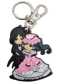 Thumbnail for BLACK BUTLER - SEBASTIAN & CIEL DANCE PVC KEYCHAIN