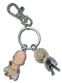 Thumbnail for ONE PUNCH MAN - SD SAITAMA & GENOS METAL KEYCHAIN