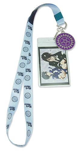 BLACK BUTLER BOOK OF CIRCUS - SEBASTIAN AND CIEL PETALS LANYARD
