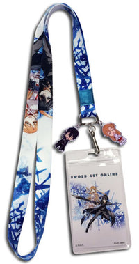 Thumbnail for SWORD ART ONLINE- KIRITO & ASUNA BLUE LANYARD