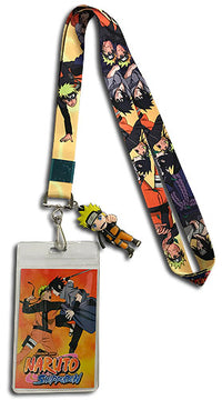 Thumbnail for NARUTO SHIPPUDEN- NARUTO SASUKE PATTERN LANYARD