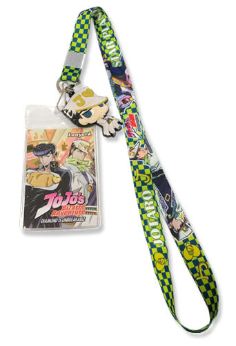 JOJO'S BIZARRE ADVANTURE- DIAMOND IS UNBREAKABLE - JOTARO & STAR PLANTINUM LANYARD
