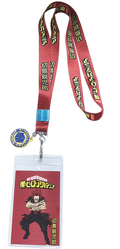 MY HERO ACADEMIA- KIRISHIMA LANYARD WITH CHARM