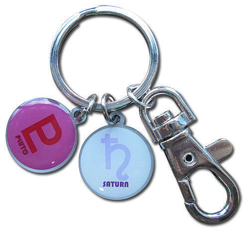 SAILOR MOON S- PLUTO & SATURN KEYCHAIN
