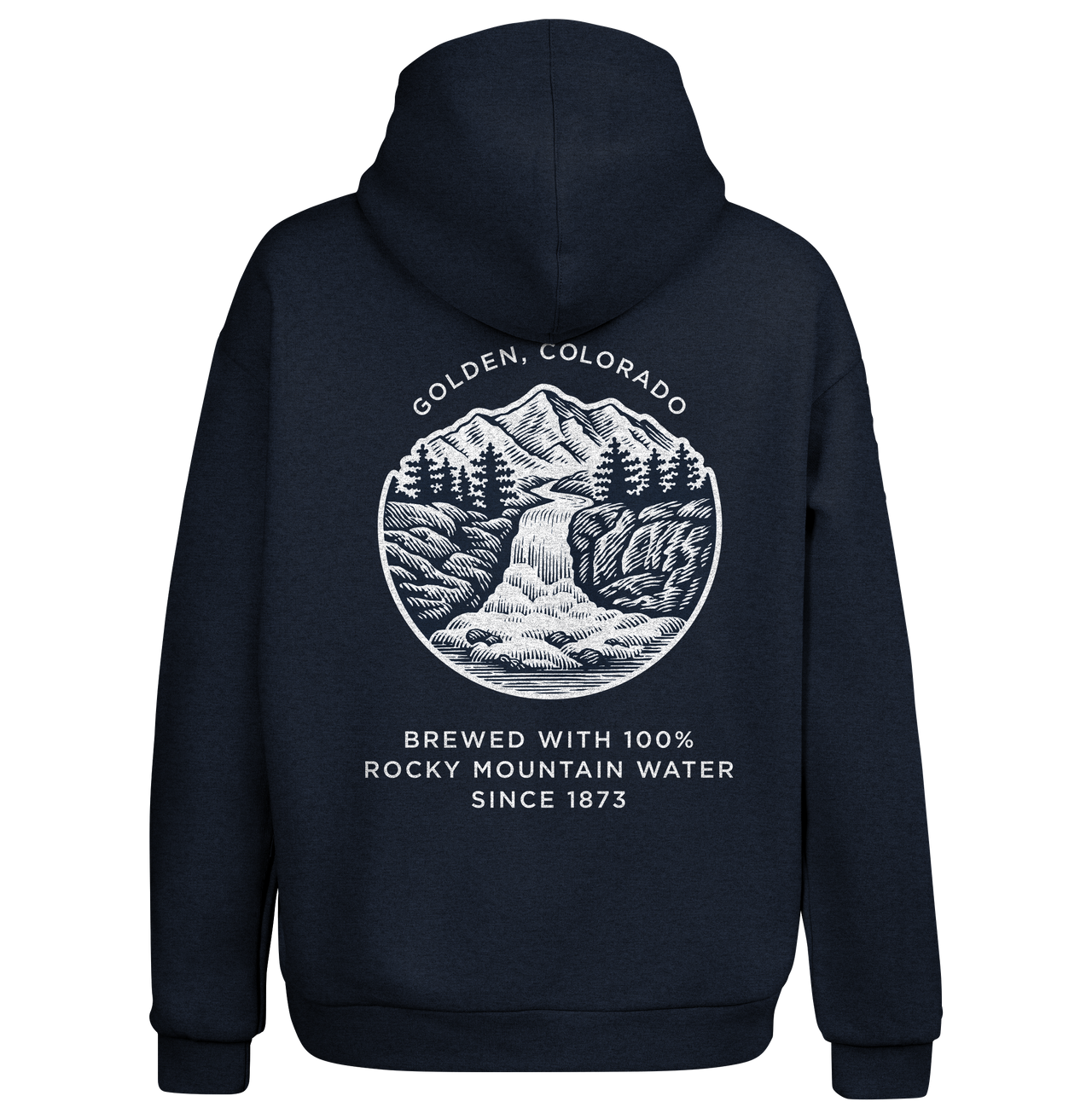 COORS HOODIE FRONT & BACK