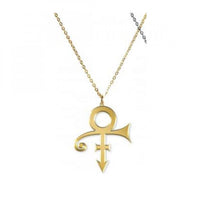 Thumbnail for Prince Gold Love Symbol Necklace
