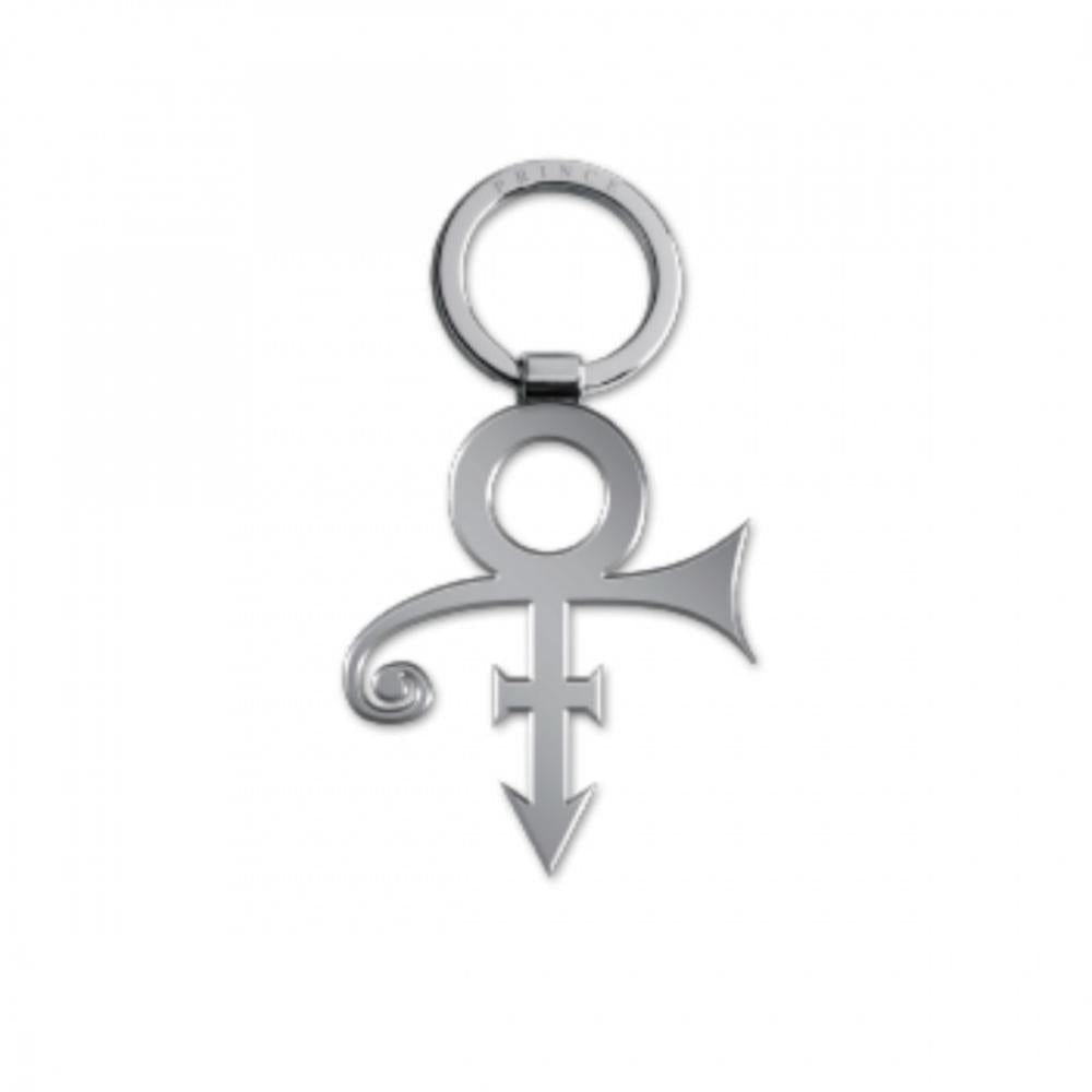Prince Silver Love Symbol Keychain
