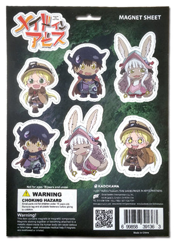 MADE IN ABYSS - SD GROUP MAGNET SHEET