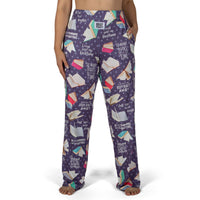 Thumbnail for Book Pattern Lounge Pants