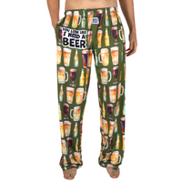 Thumbnail for BRIEF INSANITY'S You Look Like I Need a Beer Lounge Pants Front View