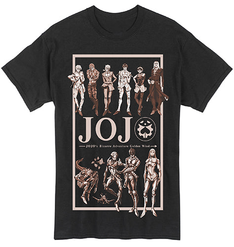 JOJO'S BIZARRE ADVANTURE GOLDEN WIND- GROUP MEN T-SHIRT
