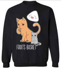 Thumbnail for FRUITS BASKET- CHIBI CAT, RAT & RICEBALL JRS CREW NECK SWEATER