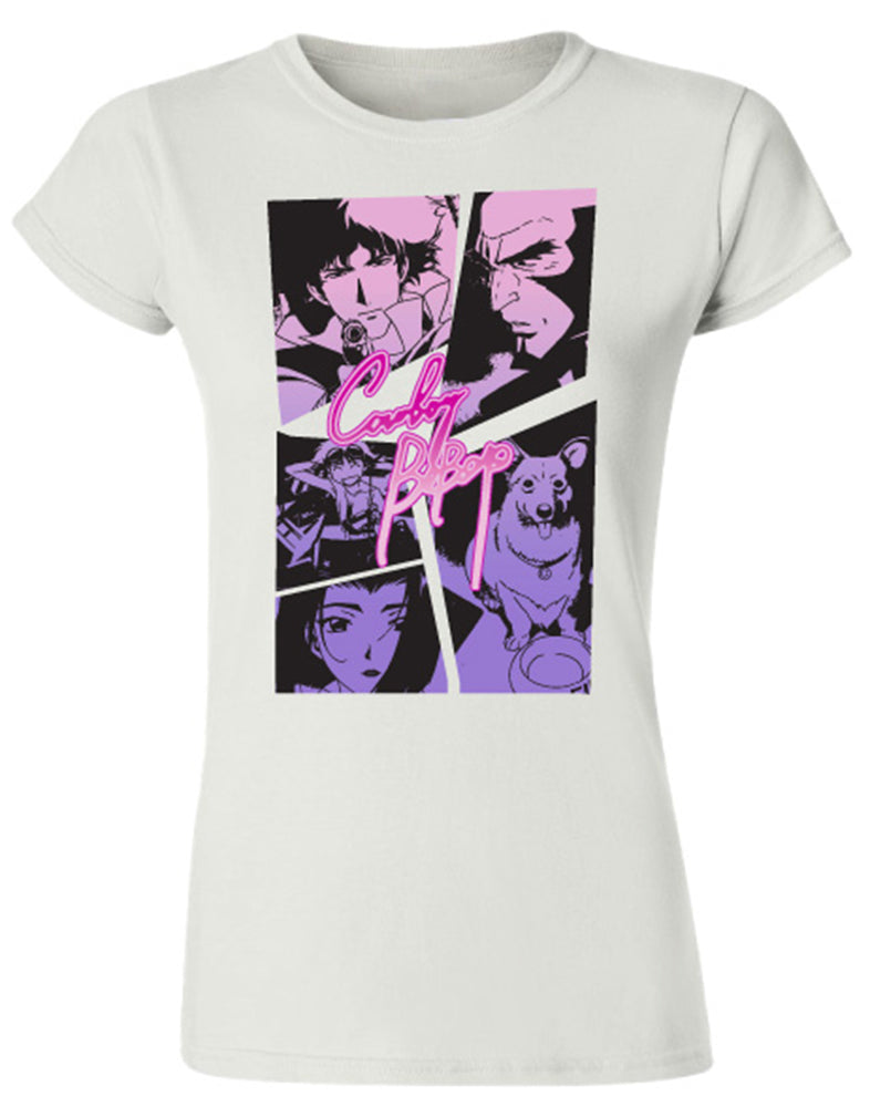 COWBOY BEBOP - GROUP PANELS JRS T-SHIRT
