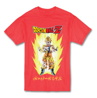 Thumbnail for DRAGON BALL Z - SUPER SAIYAN GOKU MEN T-SHIRT (RED)