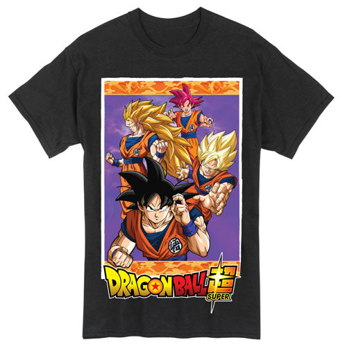 DRAGON BALL SUPER- GROUP MEN T-SHIRT (BLACK)