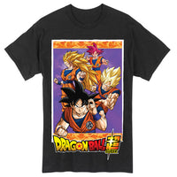 Thumbnail for DRAGON BALL SUPER- GROUP MEN T-SHIRT (BLACK)