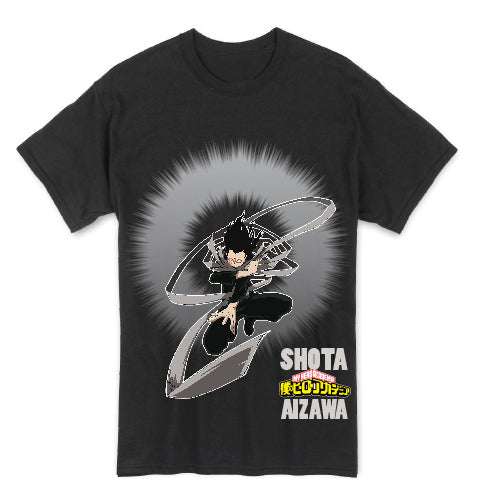 MY HERO ACADEMIA- S3 SHOTA AIZAWA MEN T-SHIRT (BLACK)