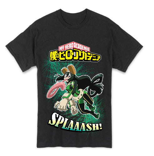 MY HERO ACADEMIA- TSUYU ASUI MEN T-SHIRT (BLACK)