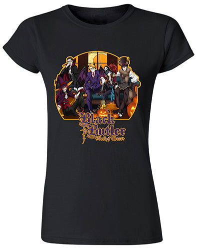 BLACK BUTLER BOOK OF CIRCUS - GROUP HALLOWEEN JRS T-SHIRT