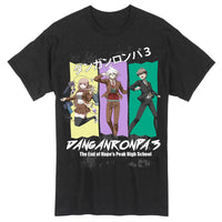 Thumbnail for DANGANRONPA 3 - GROUP MEN BLACK T-SHIRT