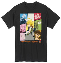 Thumbnail for THE SEVEN DEADLY SINS - GROUP PANELS T-SHIRT