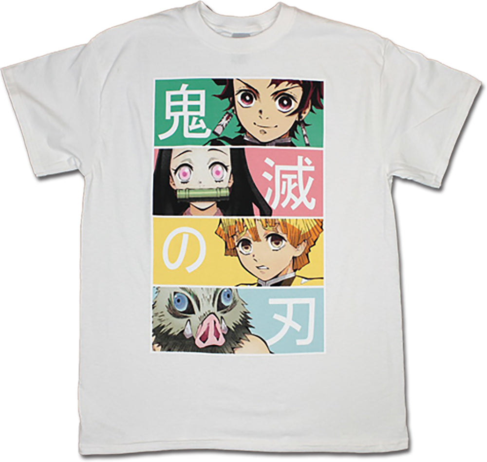 DEMON SLAYER- MEN T-SHIRT (WHITE)