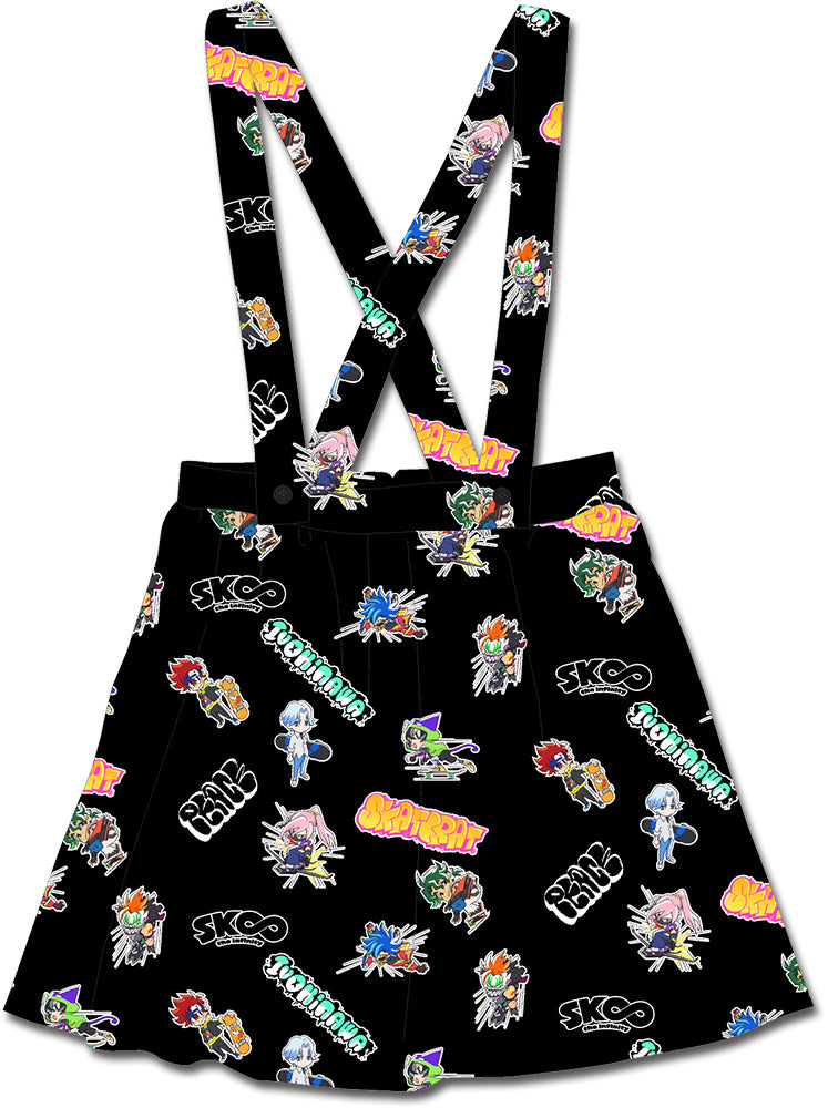 SK8 THE INFINITY - CHIBI ALL OVER SUSPENDER SKIRT