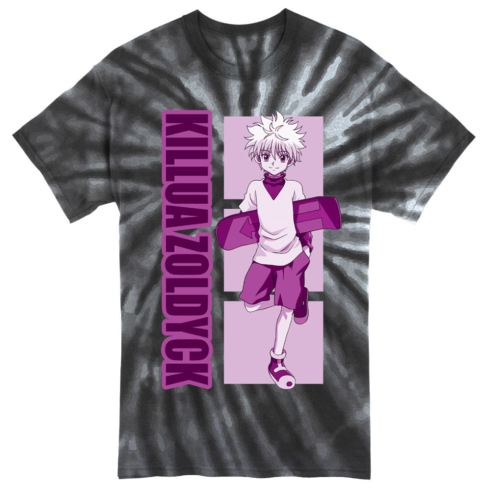 HUNTER X HUNTER- KILLUA MENS TIE DYE T-SHIRT