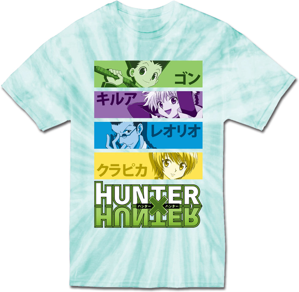 HUNTER X HUNTER - GROUP MENS TIE DYE T-SHIRT