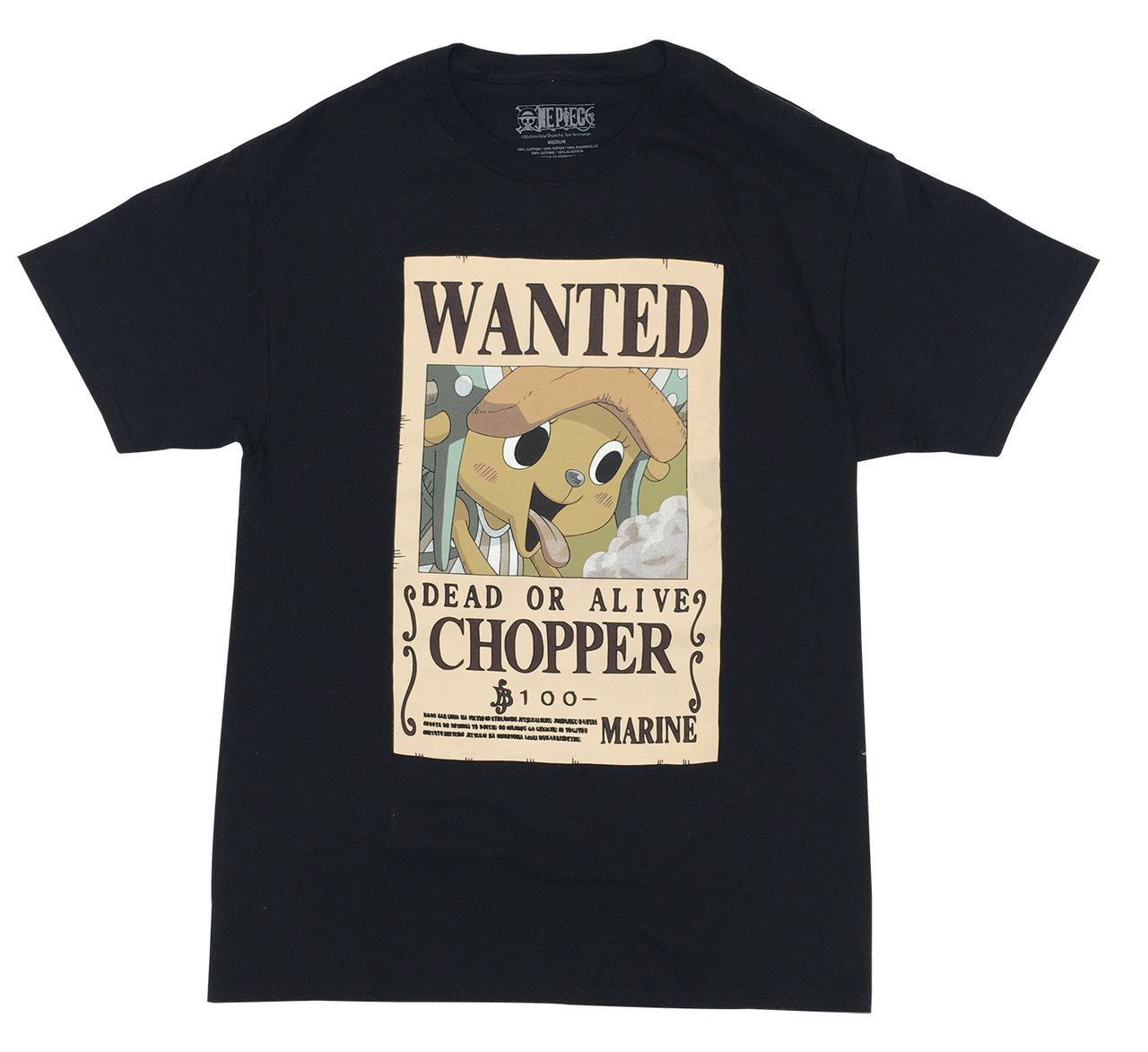 ONE PIECE - CHOPPER WANTED MEN'S T-SHIRT