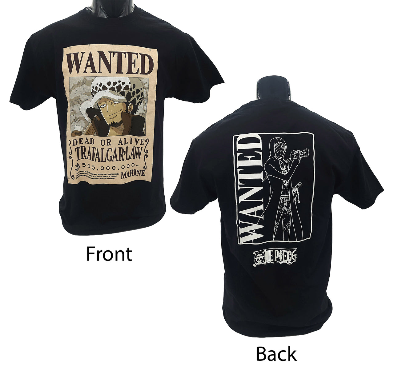 ONE PIECE - WANTED POSTER LAW T-SHIRT