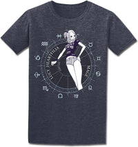 Thumbnail for FAIRY TAIL MANGA - LUCY HEARTFILIA HEATHER NAVY MEN'S T-SHIRT