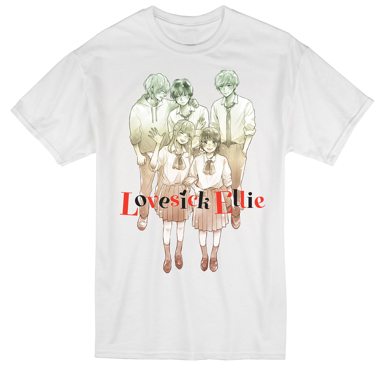 LOVESICK ELLIE - ERIKO ICHIMURA & AKIRA OUMI WITH FRIENDS T-SHIRT