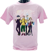 Thumbnail for JUJUTSU KAISEN - ITADORI, FUSHIGURO, KUGISAKI, GOJO GROUP T-SHIRT