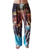 Thumbnail for Waist down photo of model wearing Abbey Road pajama lounge pants front view (white background)