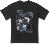 Thumbnail for SOLO LEVELING - SUNG JINWOO E-S SD VERSION ART BLACK MEN'S T-SHIRT