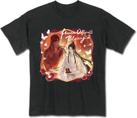 Thumbnail for HEAVEN OFFICIAL'S BLESSING S2 - HUA CHENG & XIE LIAN COLOR ART BLACK MEN'S T-SHIRT