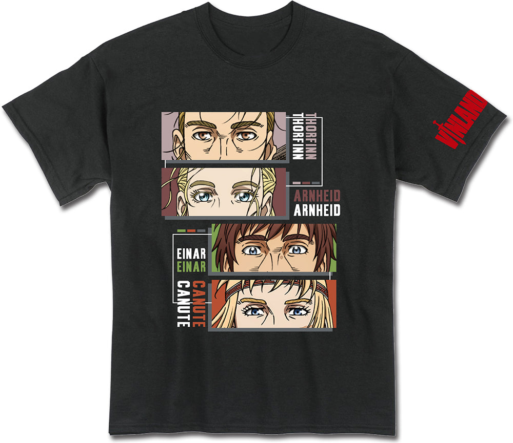VINLAND SAGA S2 - EYES FRAME BLACK MEN'S T-SHIRT