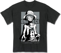 Thumbnail for ONE PIECE - LUFFY FREECSS WITH CHARACTER ART BLACK MEN'S T-SHIRT