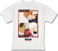 Thumbnail for HAIKYU!! THE DUMPSTER BATTLE - TEASER VISUAL WHITE MEN'S T-SHIRT