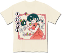 Thumbnail for RANMA 1/2 - RANMA  AND RYOGA'S COLOR ART CREAM MEN'S T-SHIRT