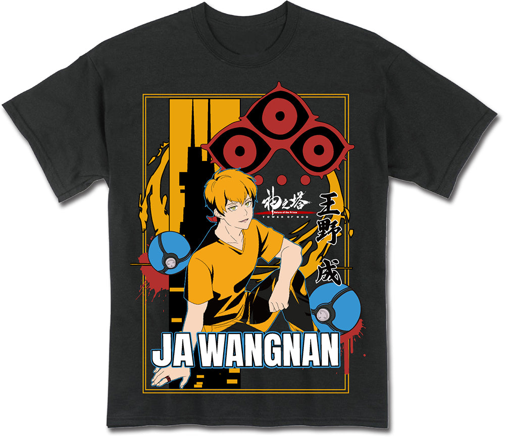 TOWER OF GOD S2 - JA WANGNAN #1 BLACK MEN'S T-SHIRT