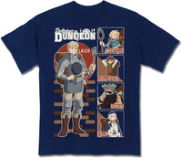 Thumbnail for DELICIOUS IN DUNGEON - LAIOS PARTY IN BLOCK NAVY MEN'S T-SHIRT