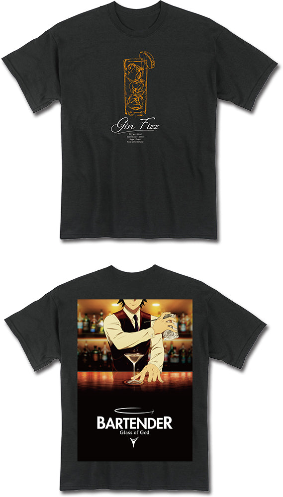 BARTENDER GLASS OF GOD 2-SIDED T-SHIRT