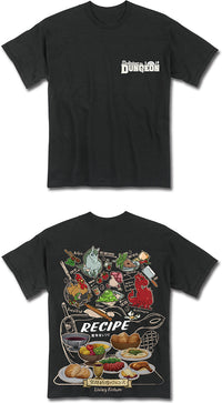 Thumbnail for DELICIOUS IN DUNGEON - LAIOS & MONSTERS SD VER. BLACK MEN'S T-SHIRT