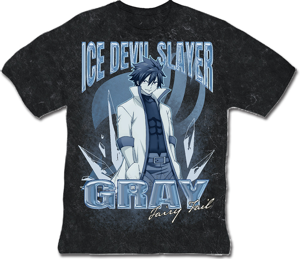 FAIRY TAIL S9 - GRAY BLACK T-SHIRT